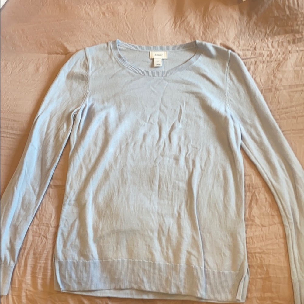 Baby blue old navy sweater